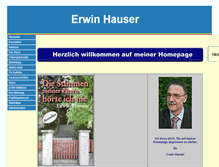 Tablet Screenshot of erwinhauser.ch